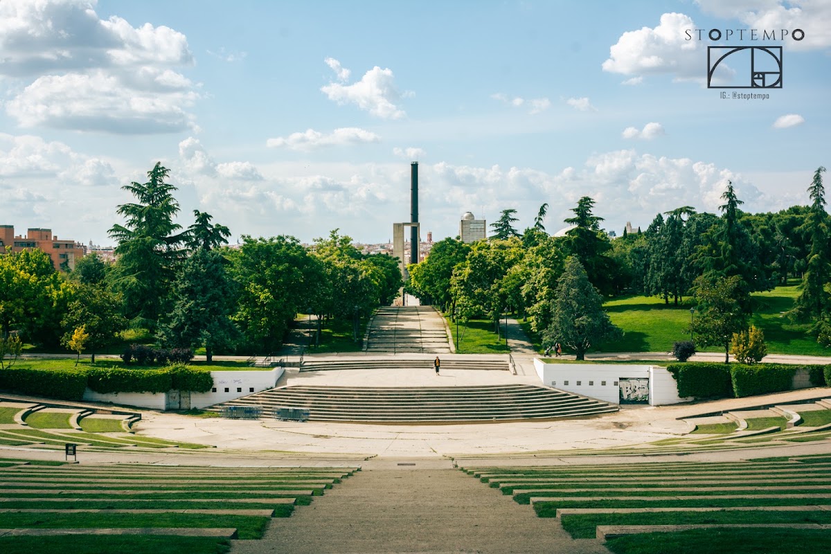 Parque Enrique Tierno Galván en Madrid