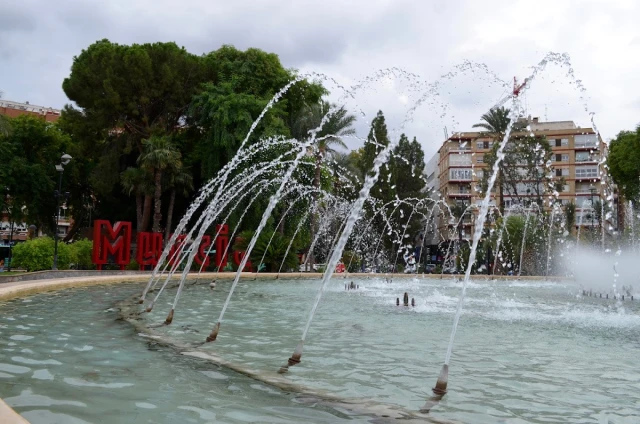 Tranvía de Murcia - Plaza Circular en Murcia