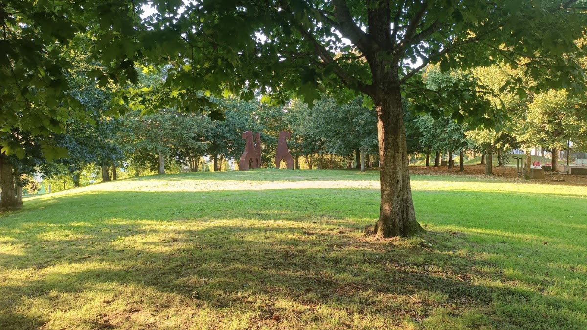Parque de Pontepereda (zona canina) en Santiago de Compostela