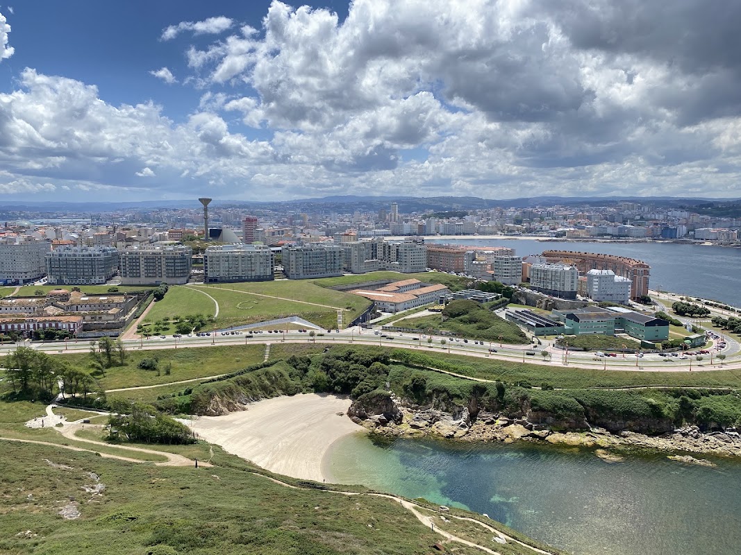 Playa de As Lapas en A Coruña