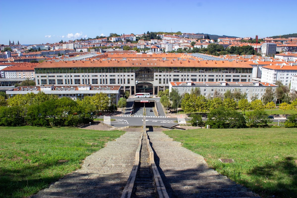 Parque de Carlomagno (zona canina) en Santiago de Compostela
