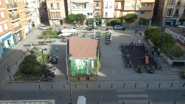 Plaza Cristo Resucitado en Murcia