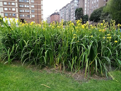 Zona canina de Plaza Clara Ferrer en Gijón