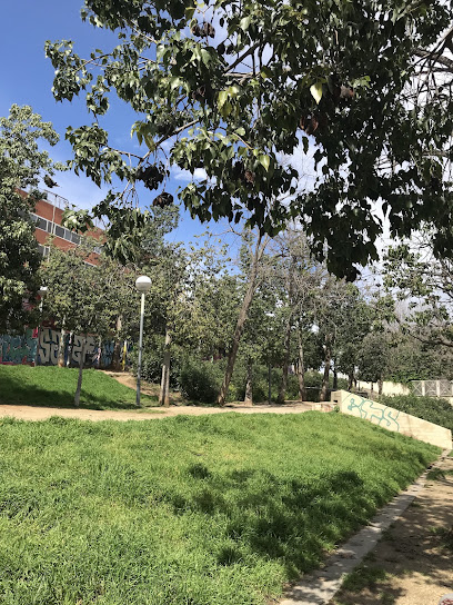Zona canina del Parc Lope de Vega-Aragó en Barcelona