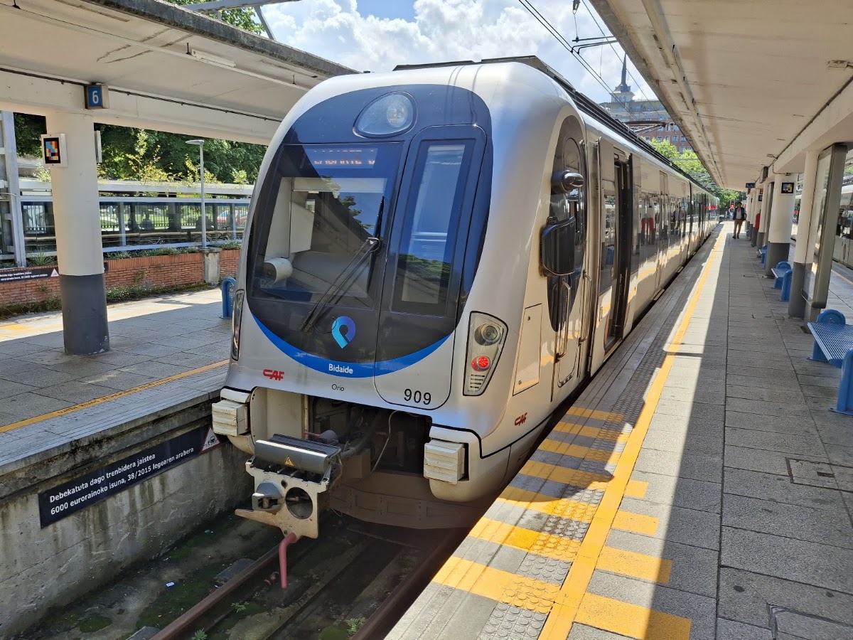 Estación Euskotren Amara en San Sebastián