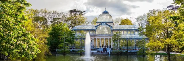 Área canina del Parque de El Retiro en Madrid