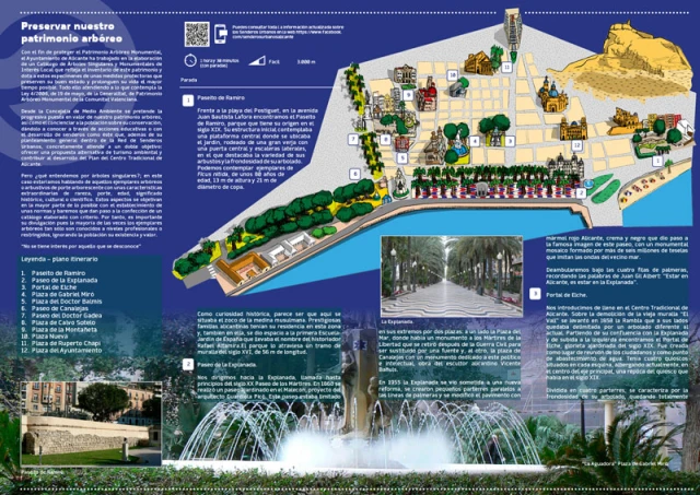 Paseo ambiental del Centro Tradicional en Alicante