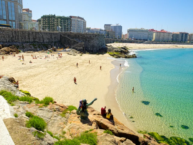 Playa del Matadero en A Coruña