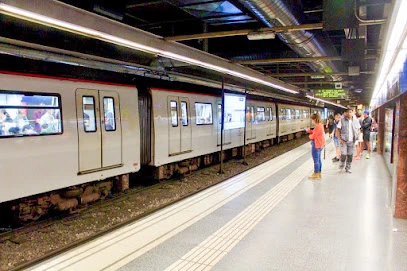 Metro Glòries (L1) en Barcelona