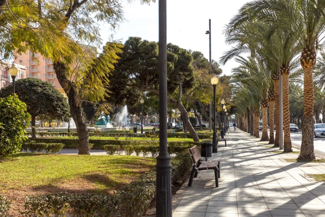 Parque Nicolás Salmerón en Almería
