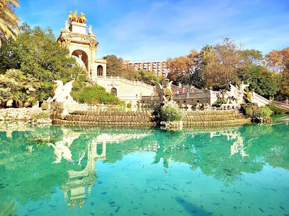 Área canina del Parc de la Ciutadella en Barcelona